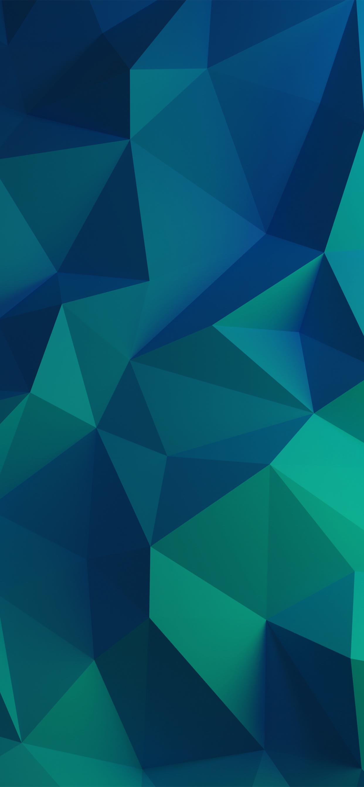 Polygone, Apple, Azure, Aqua, Art. Wallpaper in 1242x2688 Resolution