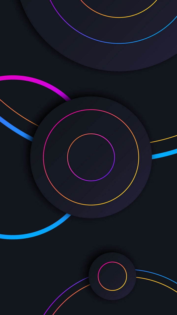 Cercle, Gaz, Magenta, Graphique, Art. Wallpaper in 720x1280 Resolution