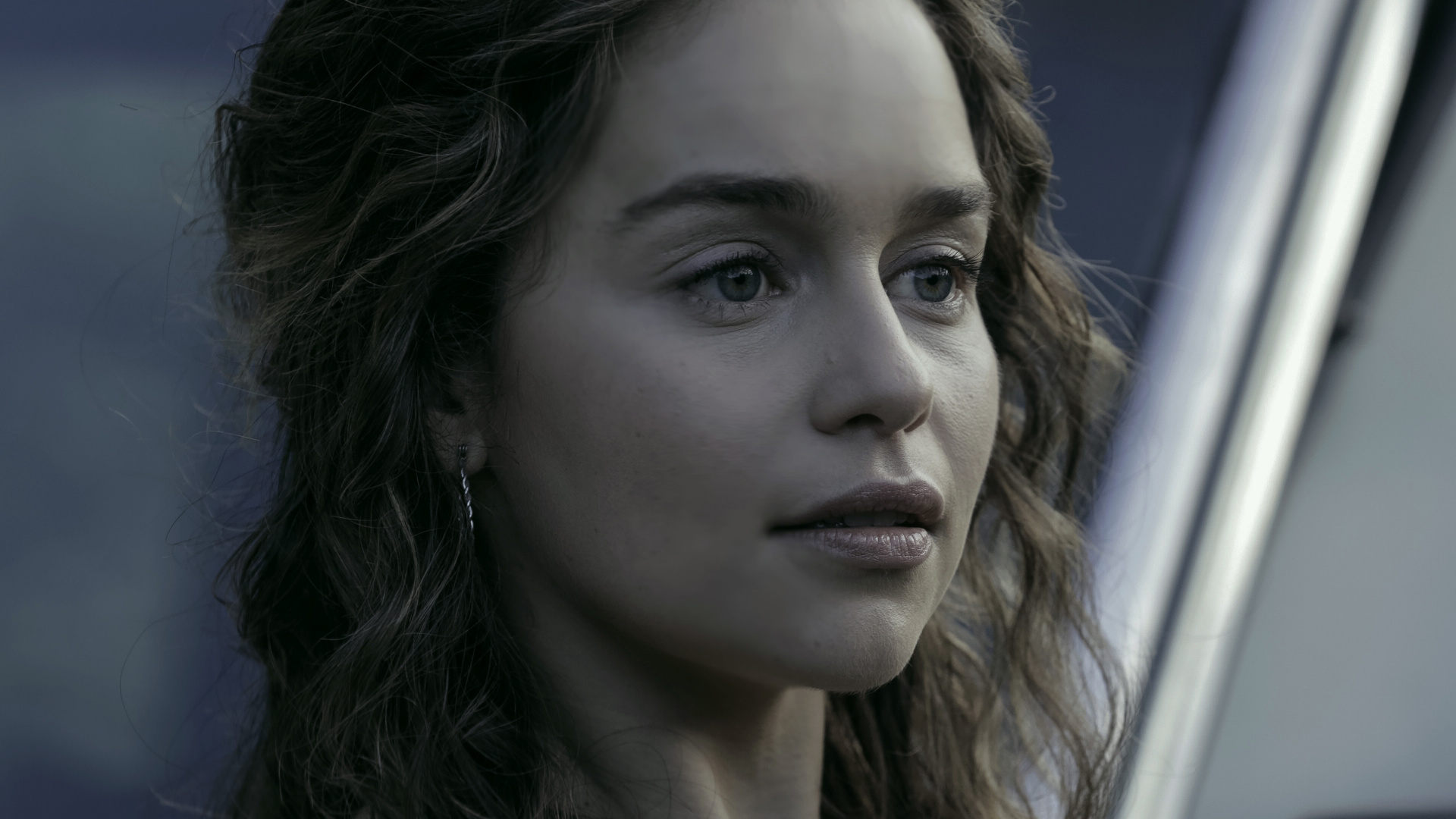 Woman With Black Hair and Black Eyes. Wallpaper in 1920x1080 Resolution