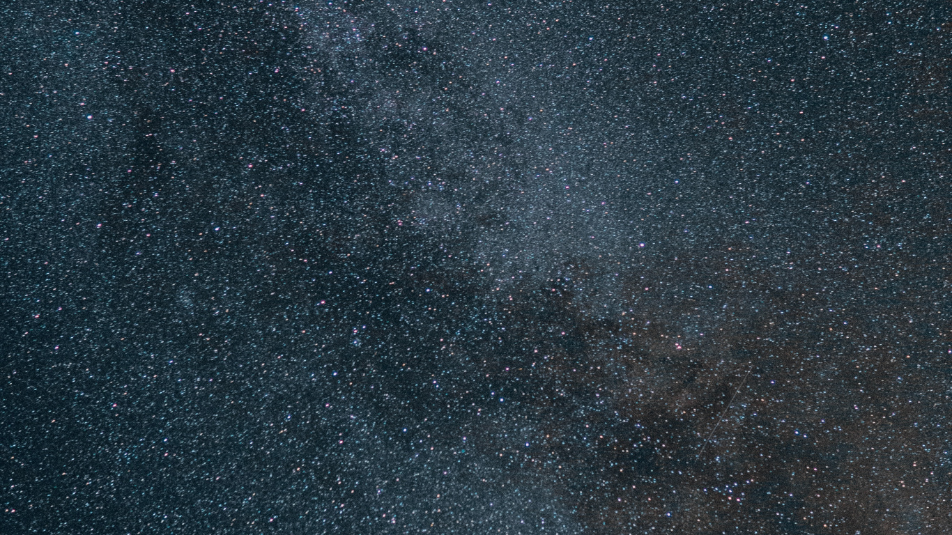 Noche Estrellada Azul y Negra. Wallpaper in 1366x768 Resolution