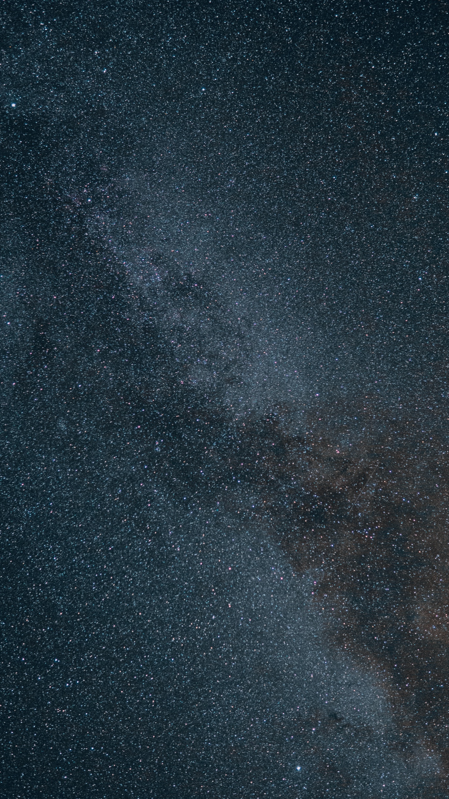 Nuit Étoilée Bleue et Noire. Wallpaper in 1440x2560 Resolution