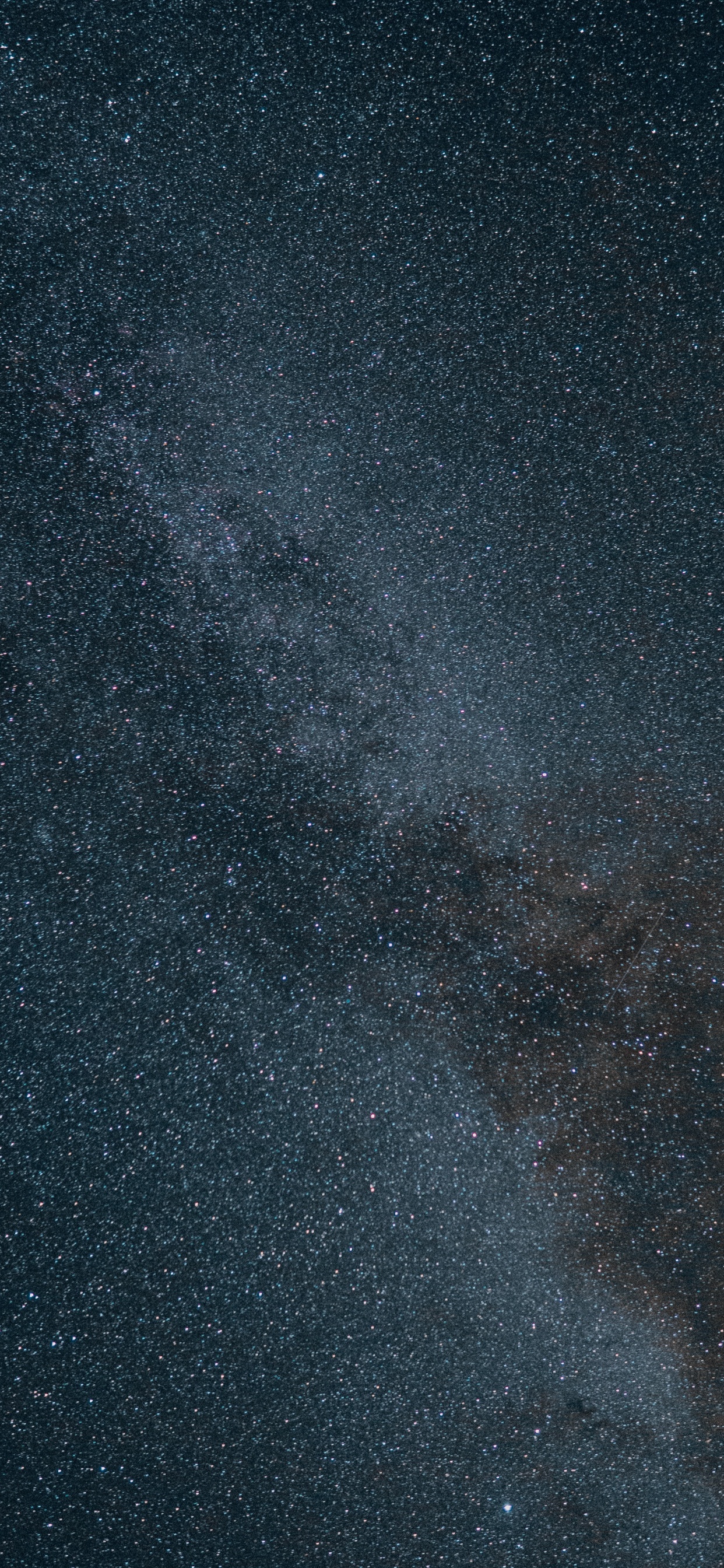 Blaue Und Schwarze Sternennacht. Wallpaper in 1242x2688 Resolution