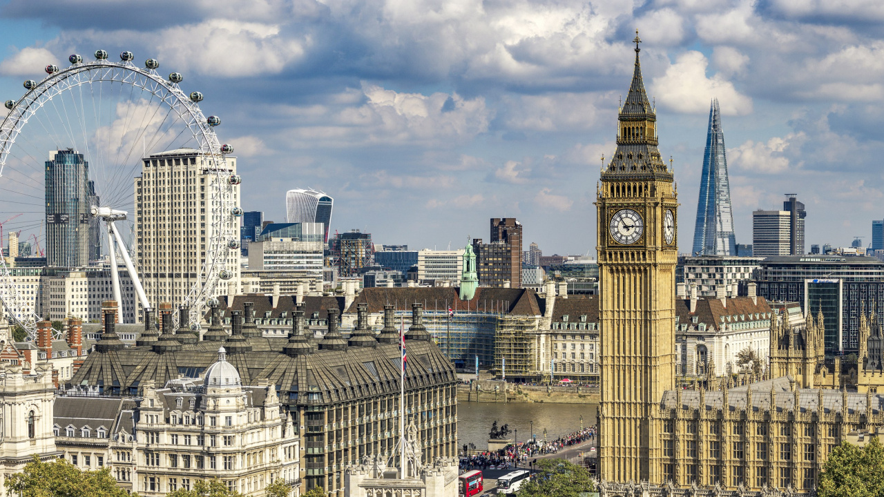 Big Ben in London During Daytime. Wallpaper in 1280x720 Resolution