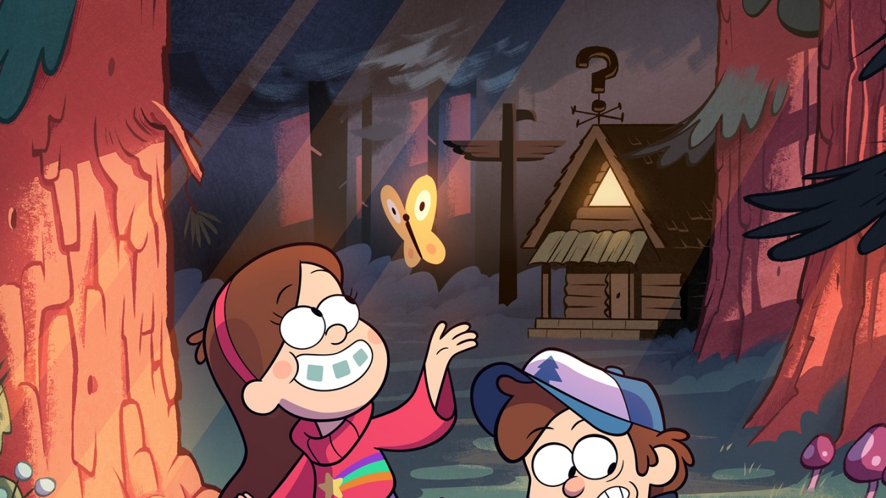 Dipper Pines, Mabel Pines, Poster, Disney Channel, Television. Wallpaper in 1280x720 Resolution
