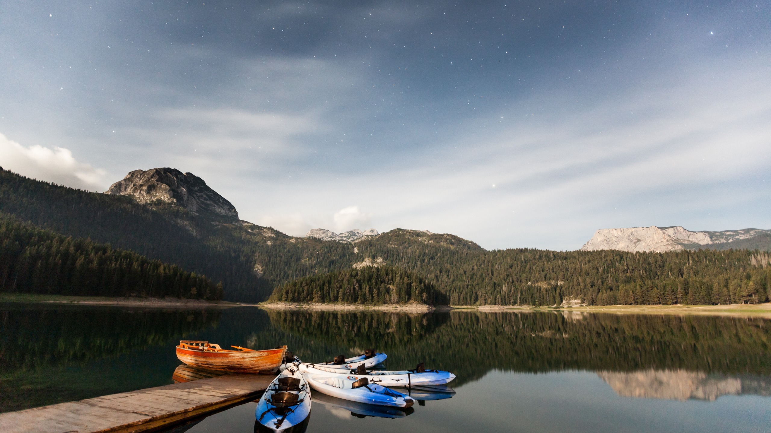 Durmitor, Nature, Natural Landscape, Reflection, Lake. Wallpaper in 2560x1440 Resolution