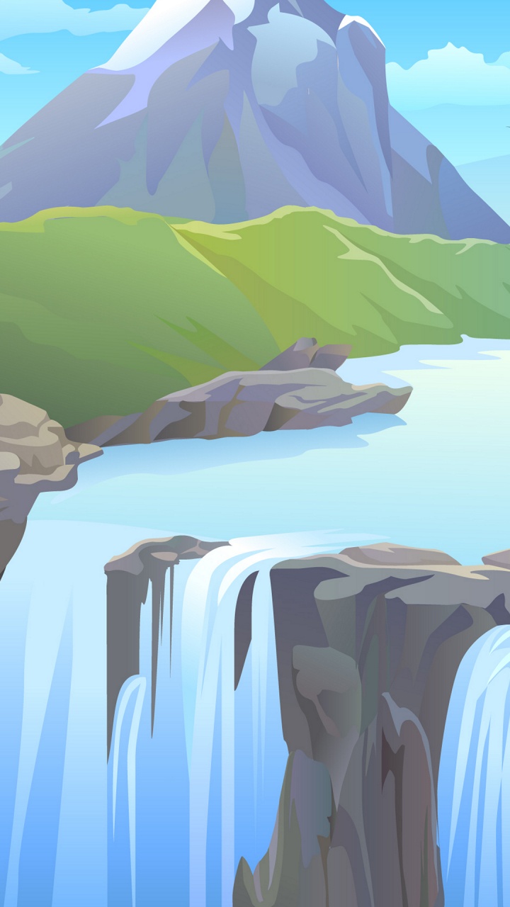 Illustration, Vector Graphics, Art, Idea, Drawing. Wallpaper in 720x1280 Resolution