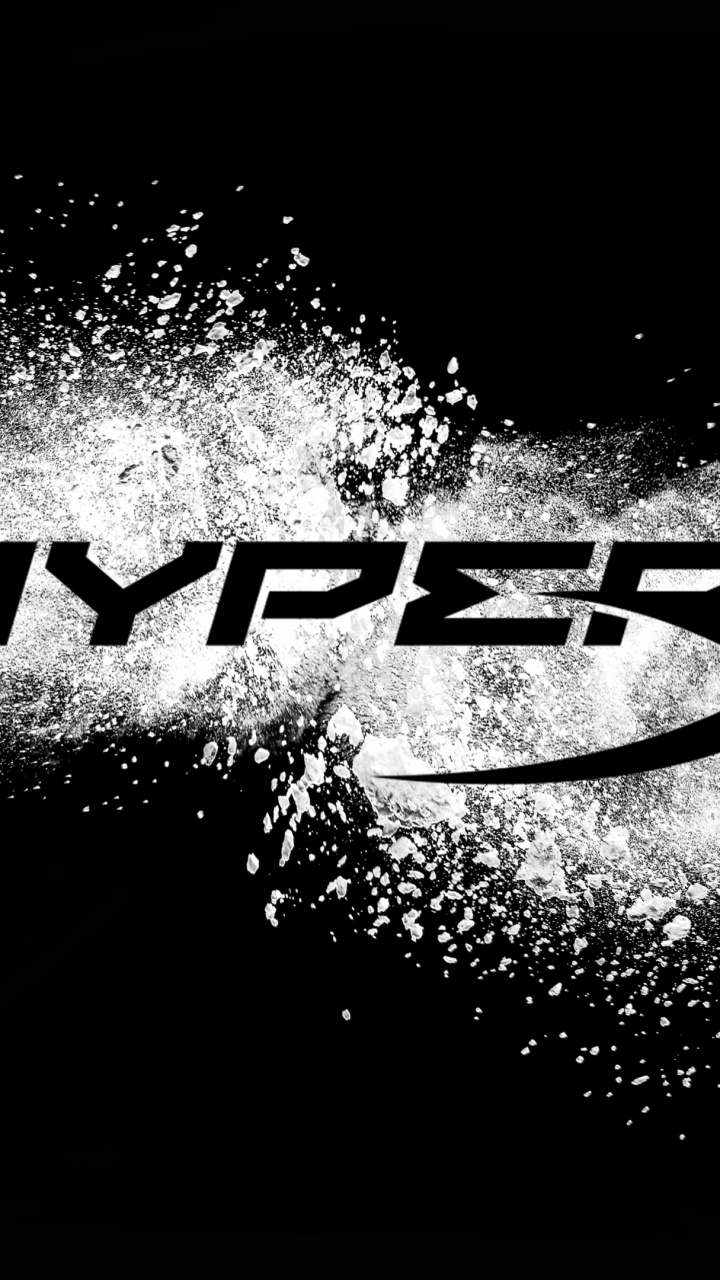 Graphic Design, HyperX, Wave, Logo, Kingston HyperX Cloud II. Wallpaper in 720x1280 Resolution