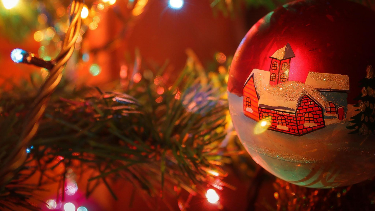 Nochevieja, El Día De Navidad, Viejo Año Nuevo, Adorno de Navidad, Navidad. Wallpaper in 1280x720 Resolution