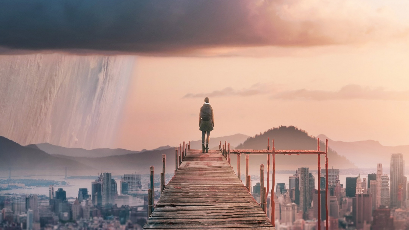 Cloud, Atmosphere, Daytime, World, Light. Wallpaper in 1366x768 Resolution