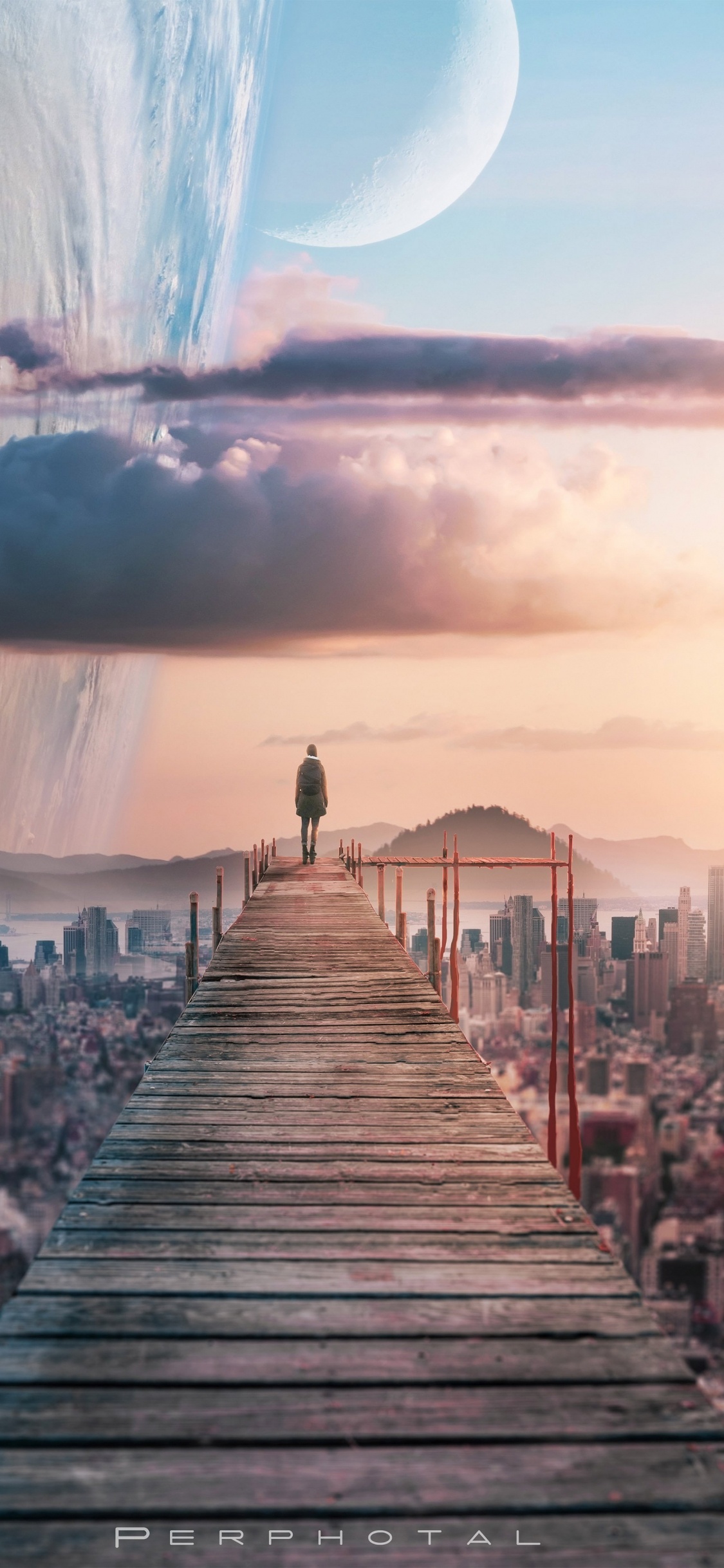 气氛, 光, 性质, 余辉 壁纸 1125x2436 允许