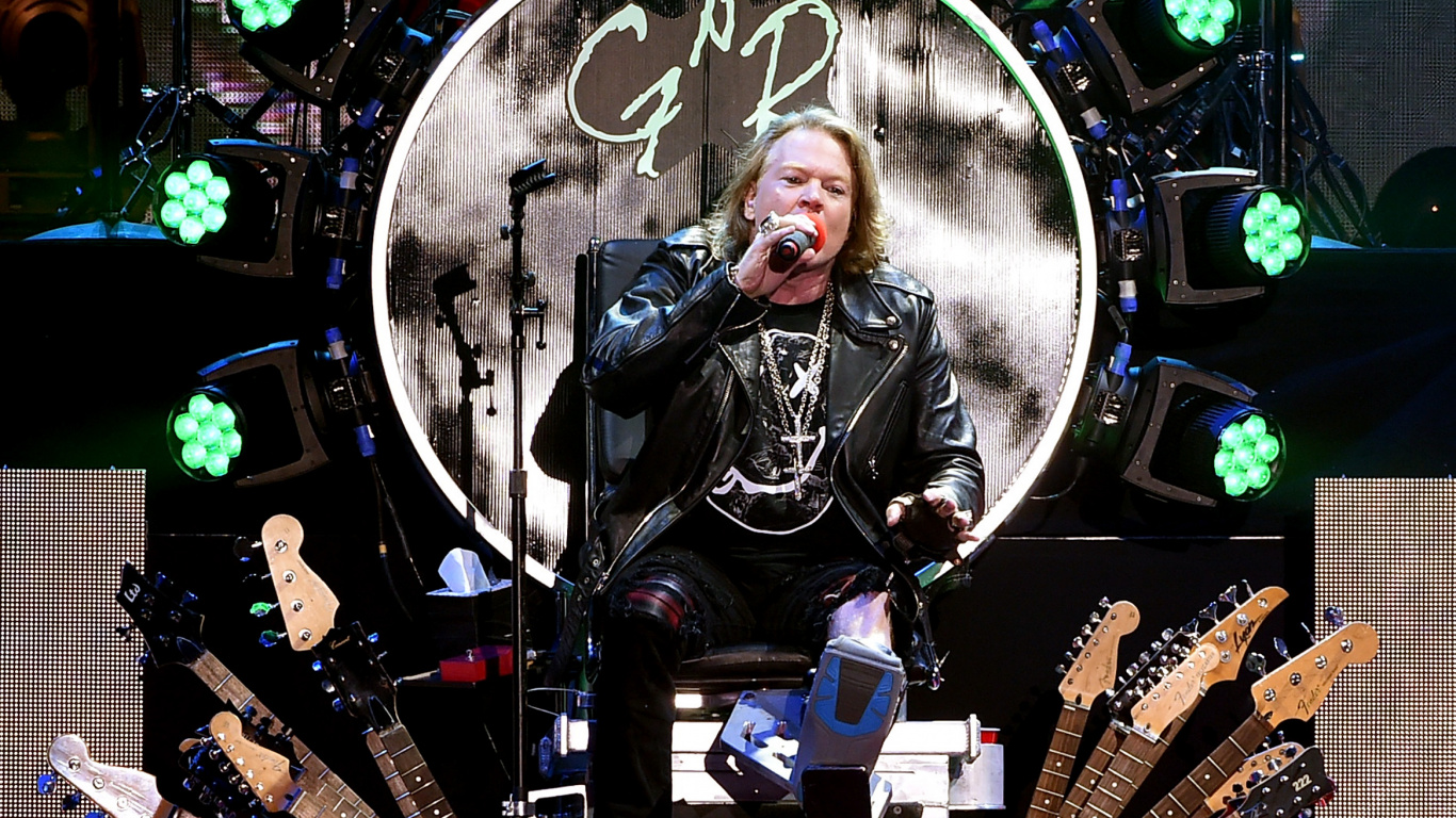 Guns N Roses, Músico, Rendimiento, Etapa, Artes Escénicas. Wallpaper in 1366x768 Resolution