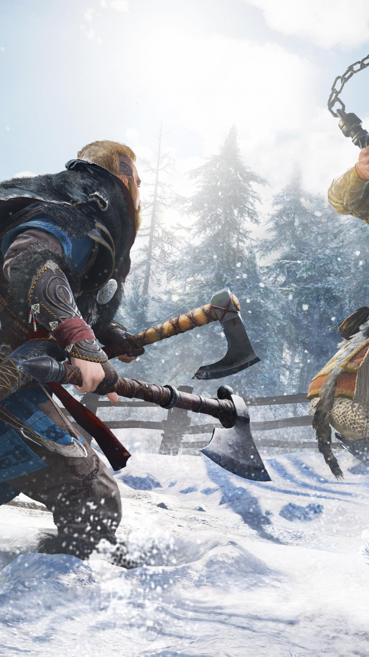 Assassins Creed Valhalla, Assassins Creed Odyssey, Ubisoft, Action Adventure Game, Open World. Wallpaper in 750x1334 Resolution