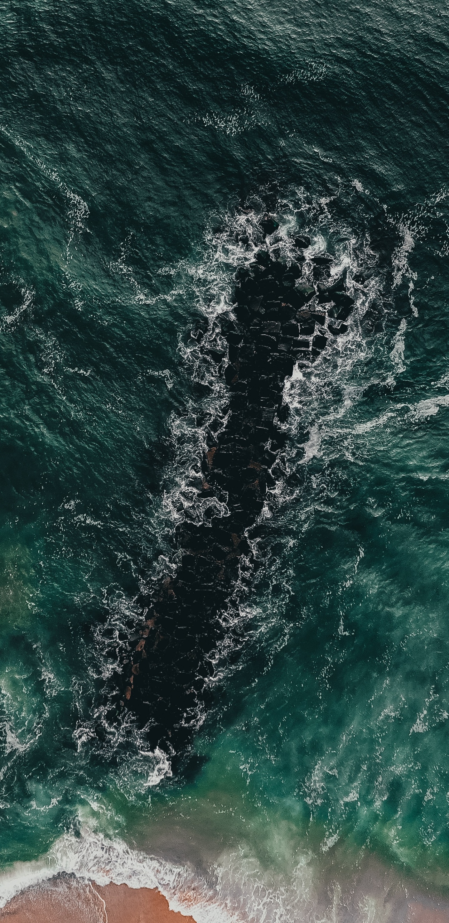 Costa, Mar, Oceano, el Viento de la Onda, Agua. Wallpaper in 1440x2960 Resolution