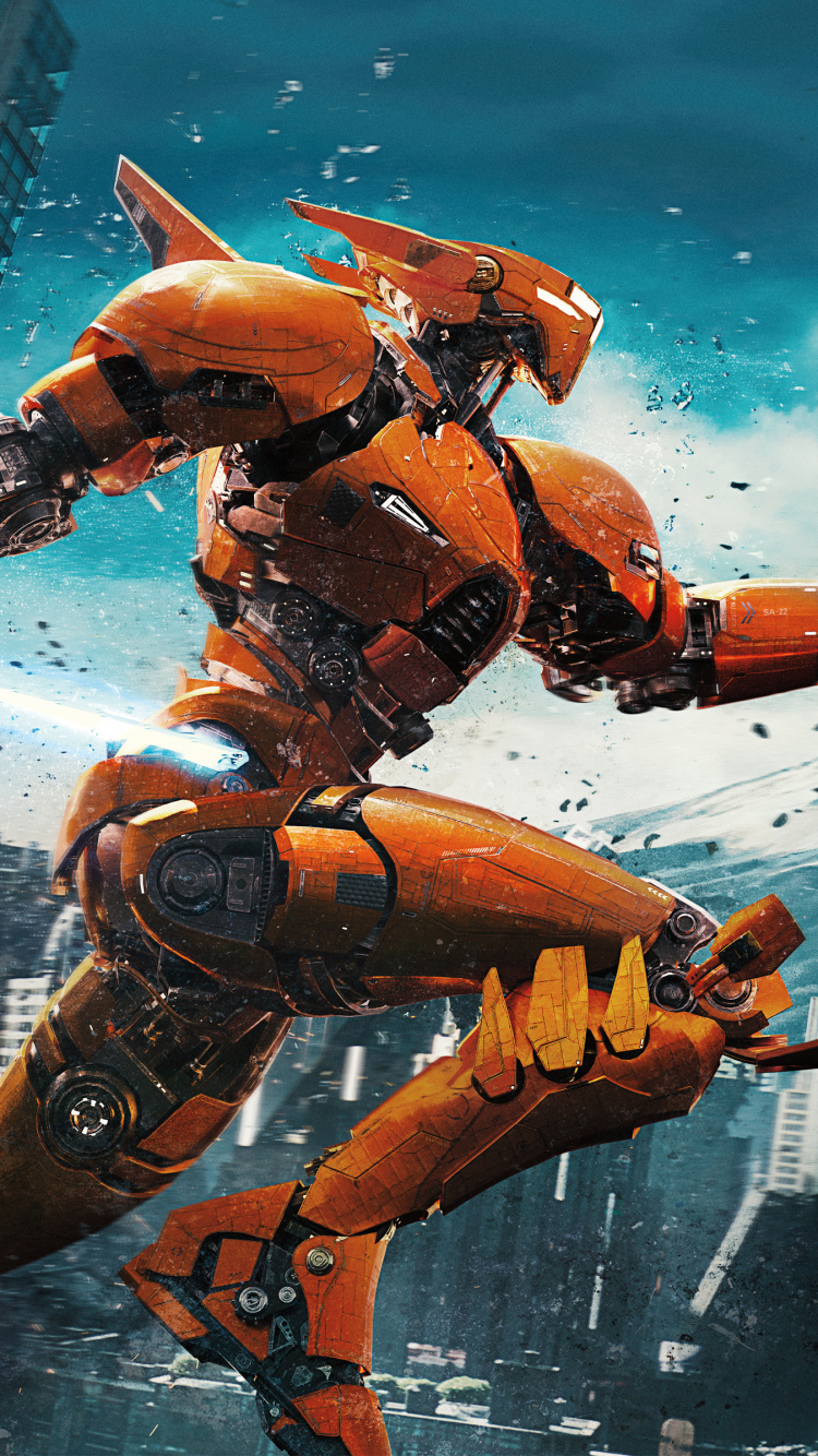 Brown and Black Robot on Water. Wallpaper in 750x1334 Resolution