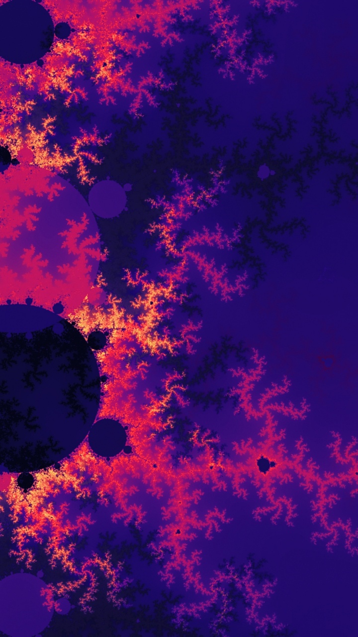 Pintura Abstracta Morada y Rosa. Wallpaper in 720x1280 Resolution