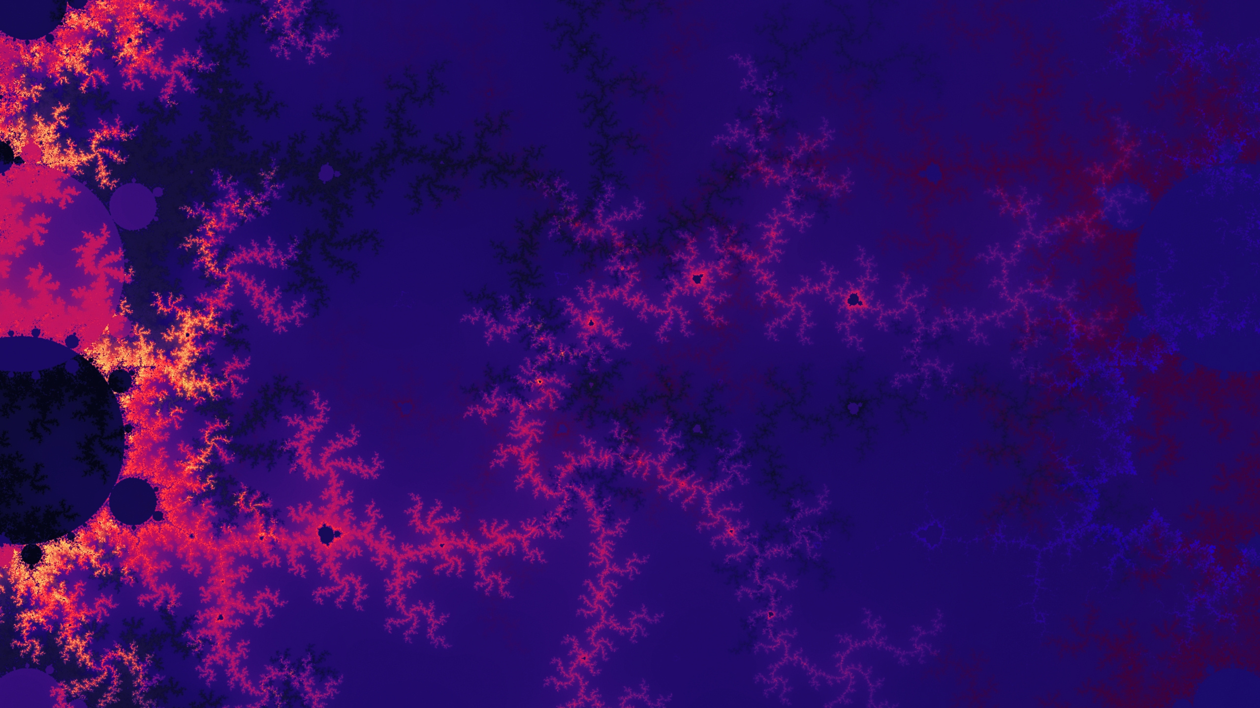 Purple and Pink Abstract Painting. Wallpaper in 2560x1440 Resolution