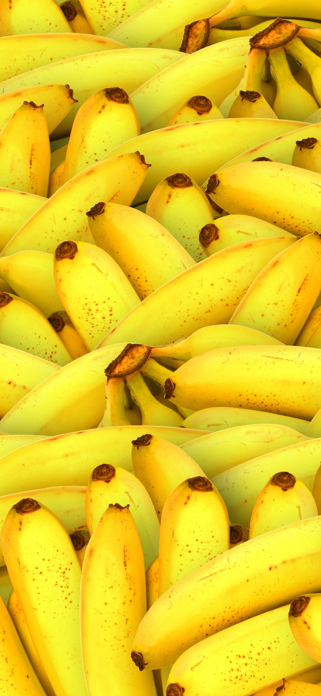 Yellow Banana Fruit on Brown Wooden Table. Wallpaper in 1242x2688 Resolution