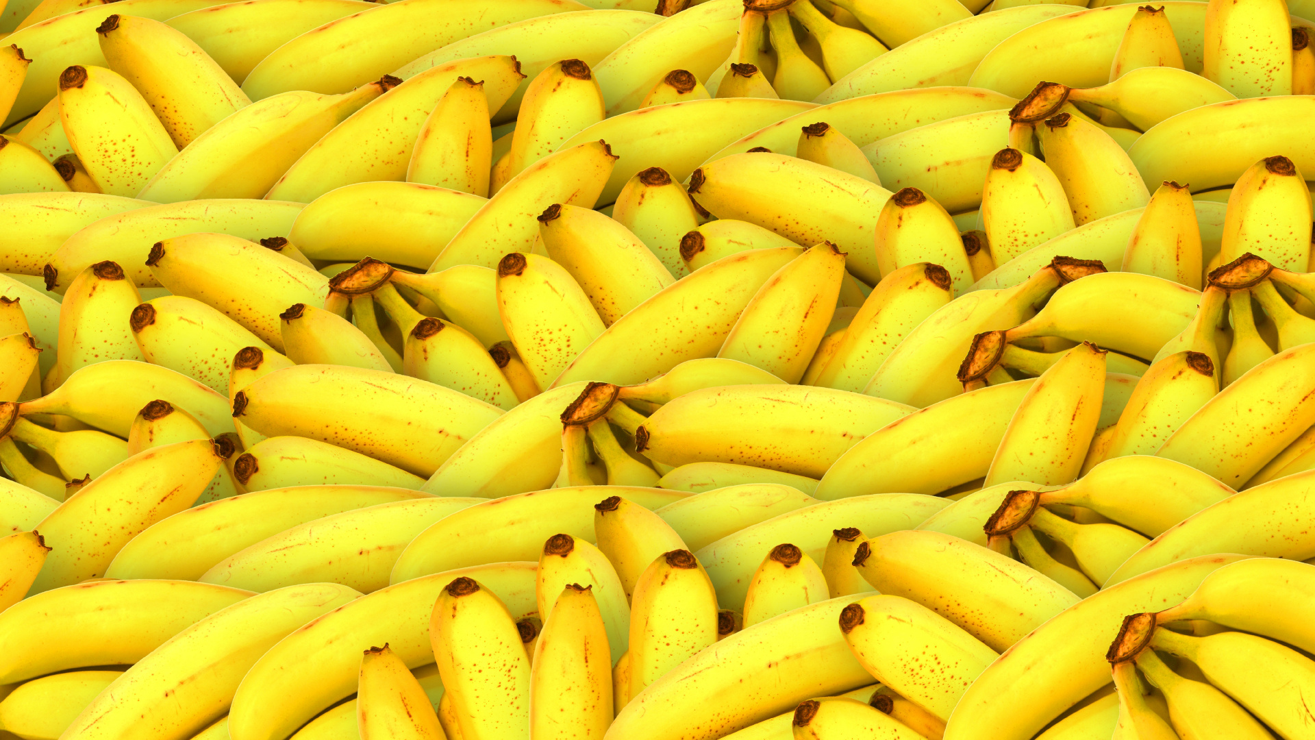 Yellow Banana Fruit on Brown Wooden Table. Wallpaper in 1920x1080 Resolution