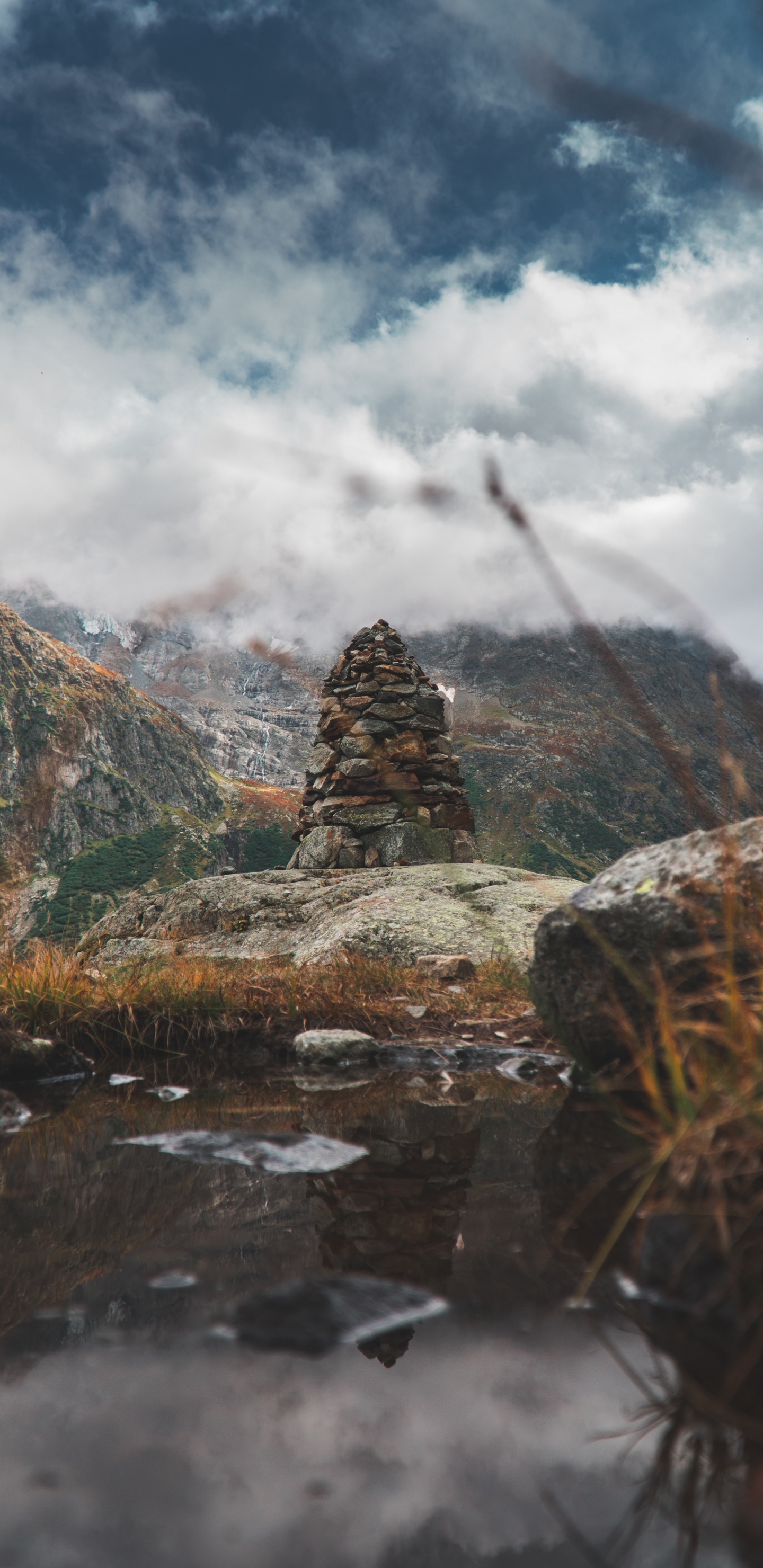 Natur, Cloud, Rock, Wildnis, Hochland. Wallpaper in 1440x2960 Resolution