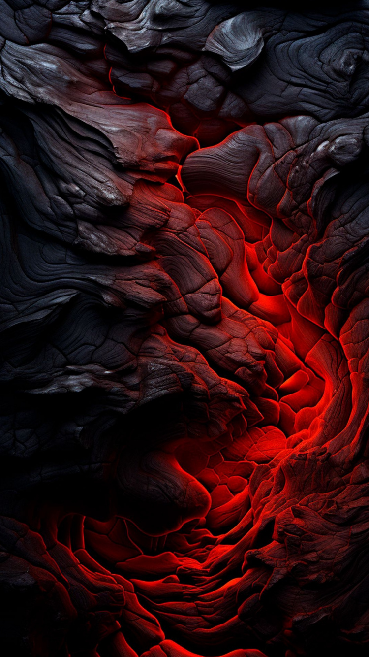 Roca Volcánica, Arte, Diseño Gráfico, Diseño, de Colores. Wallpaper in 750x1334 Resolution