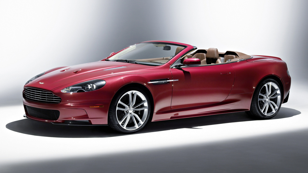 Rojo Ferrari 458 Italia Convertible. Wallpaper in 1280x720 Resolution