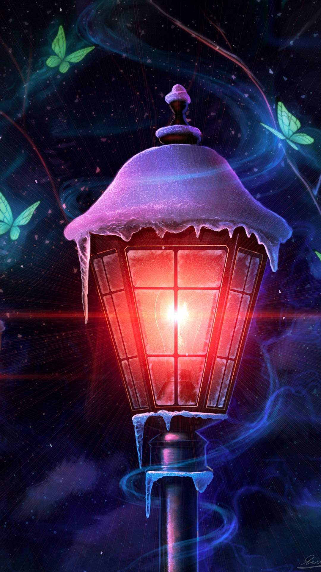 光, 灯光, 路灯, 灯, 夜灯 壁纸 1080x1920 允许