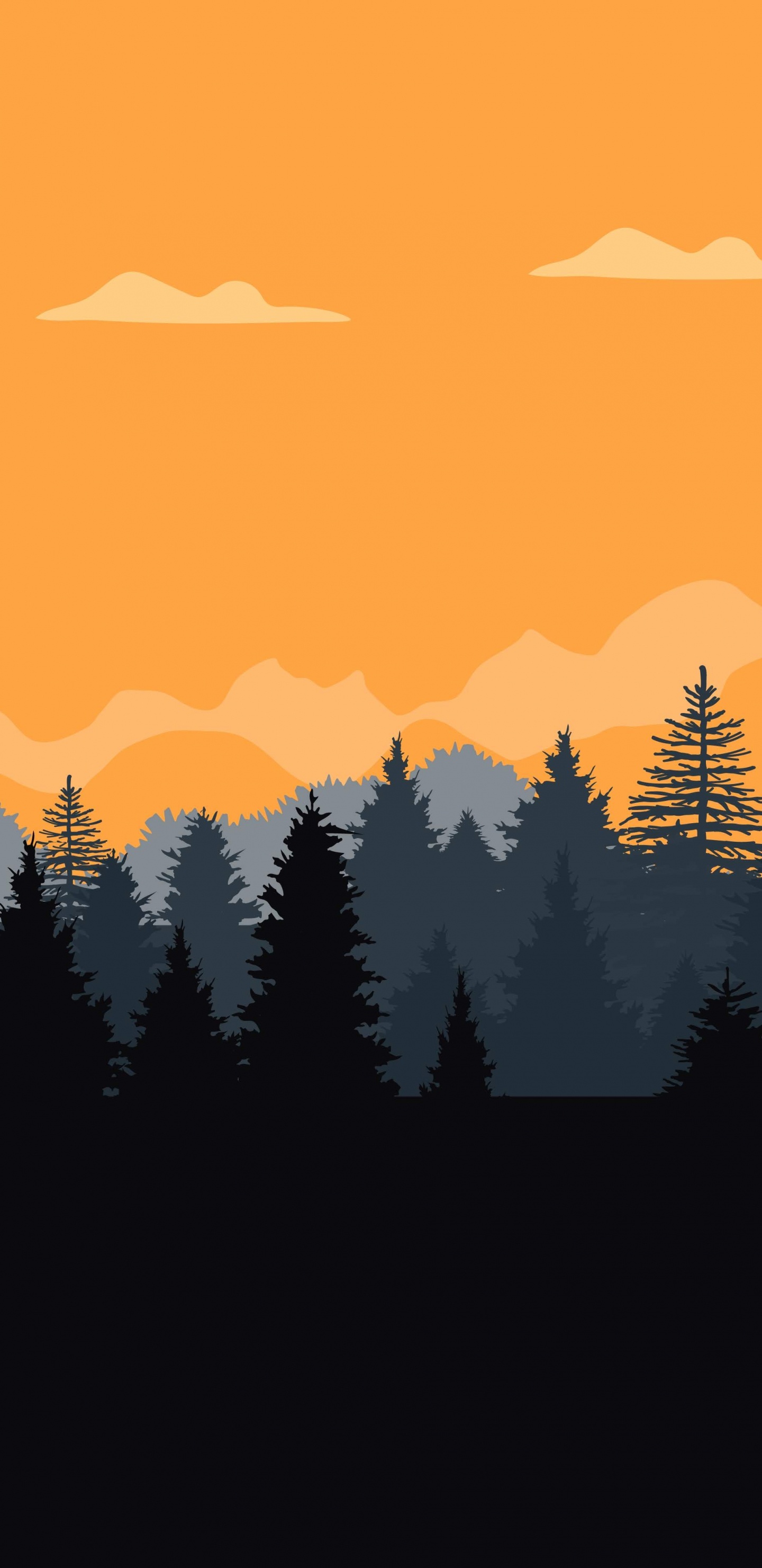 Nature Cartoon, Nature, Cartoon, Drawing, Idea. Wallpaper in 1440x2960 Resolution