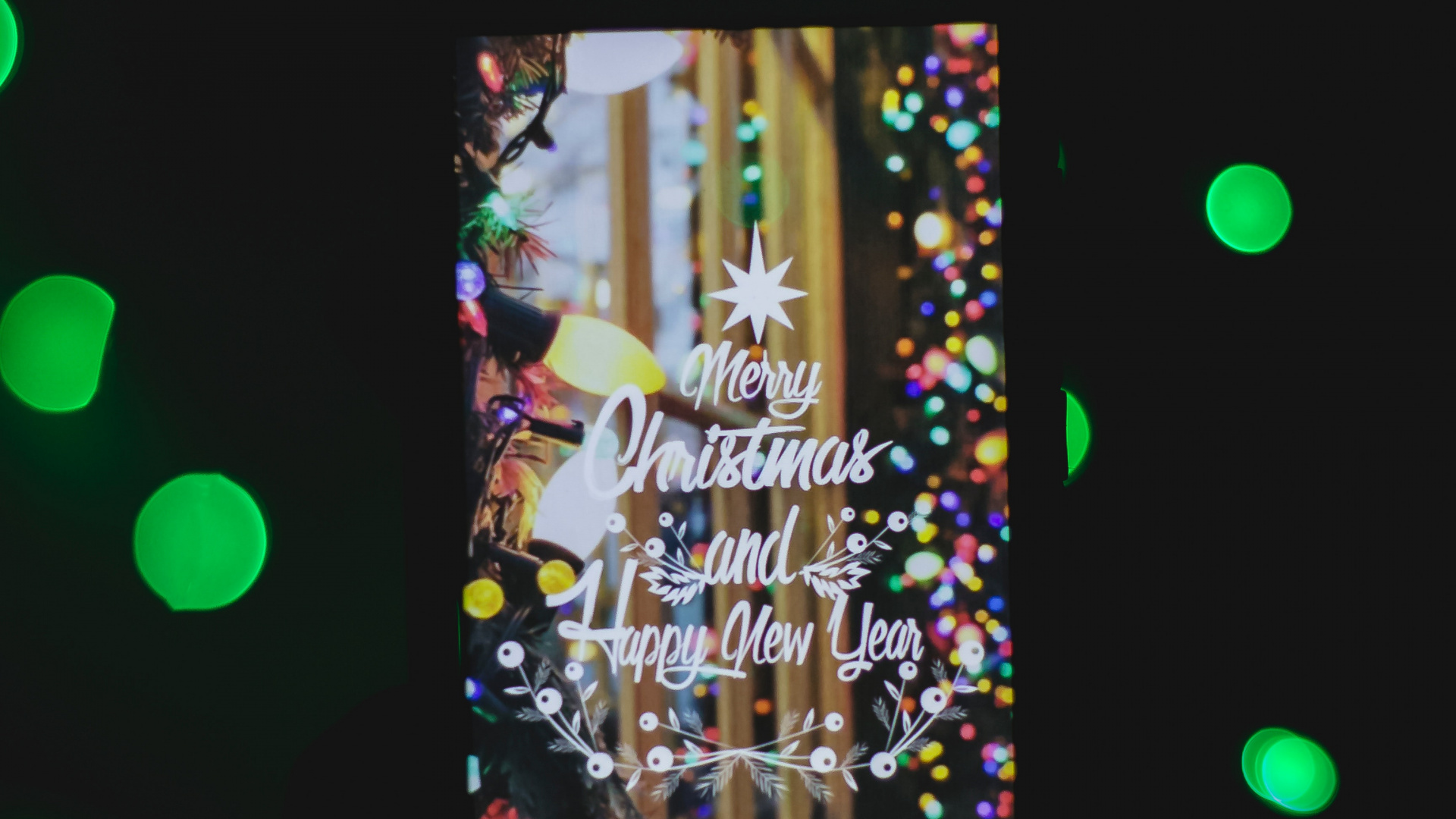 Le Jour De Noël, Green, Lumière, Technologie, Cercle. Wallpaper in 1920x1080 Resolution