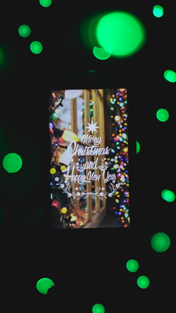 Weihnachten, Gr, Licht, Technologie, Kreis. Wallpaper in 720x1280 Resolution