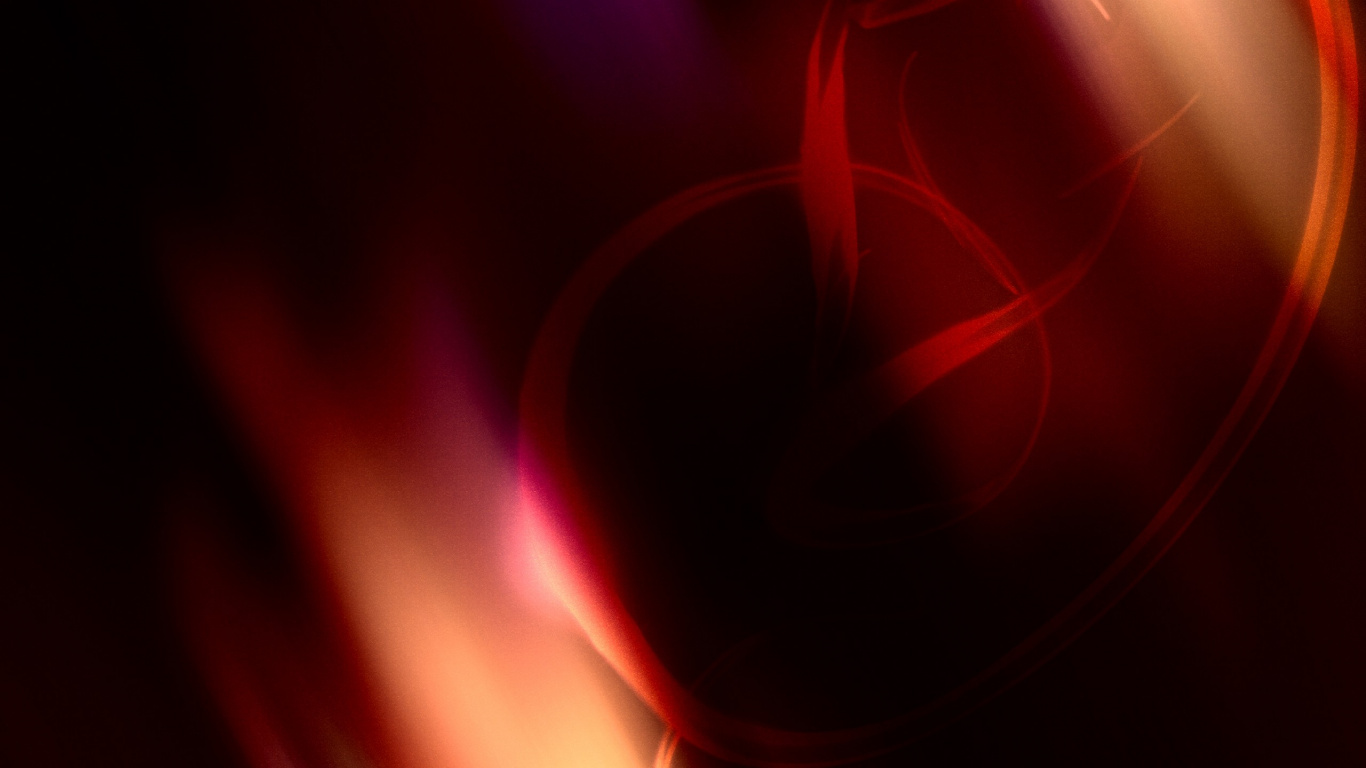 Peinture Abstraite Rouge et Noire. Wallpaper in 1366x768 Resolution