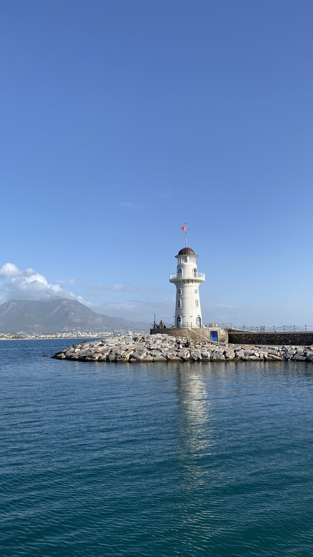 Faro de Alanya, Valletta, Isla Manoel, Agua, Faro. Wallpaper in 1080x1920 Resolution