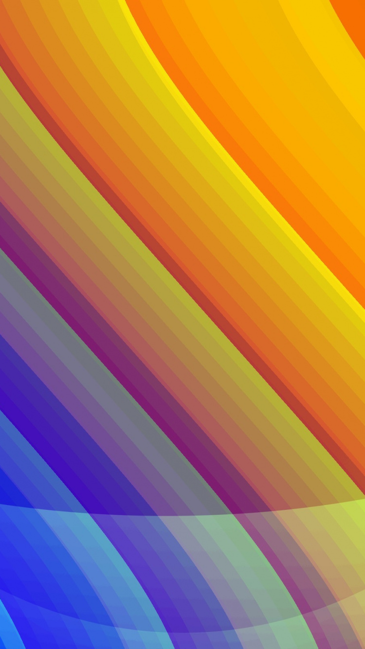 Red Blue and Yellow Abstract Painting. Wallpaper in 750x1334 Resolution