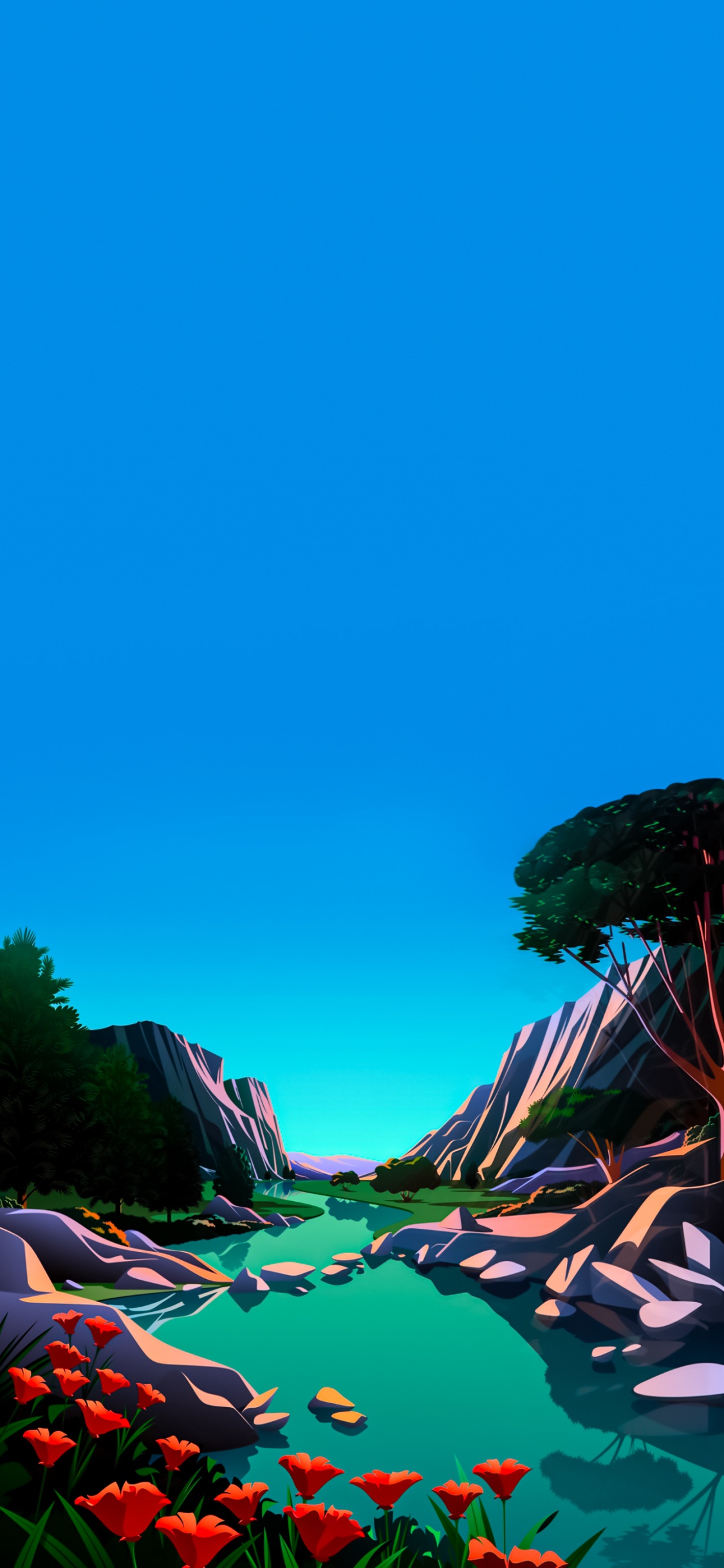 Operating System, Macbook Air, Apples, Natural Landscape, Body of Water. Wallpaper in 1125x2436 Resolution