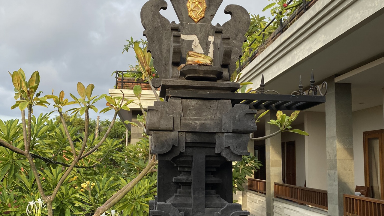 Indonesia, Bali, Estatua, Escultura, Jardin. Wallpaper in 1280x720 Resolution