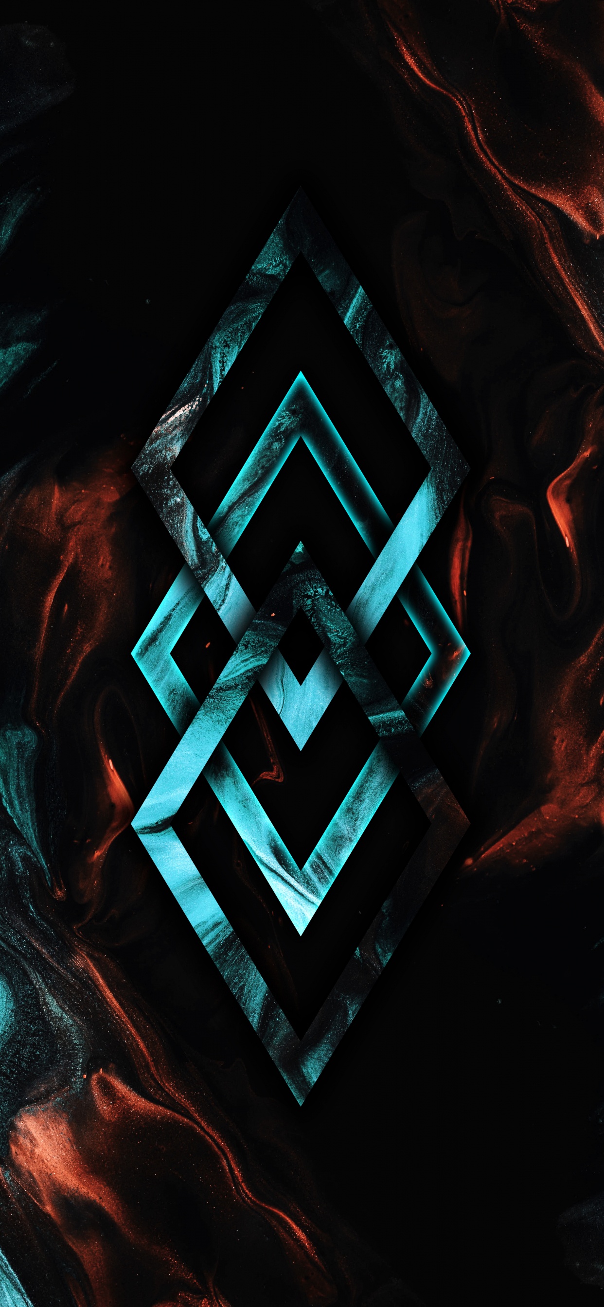 Darkness, Azure, Aqua, Electric Blue, Gas. Wallpaper in 1242x2688 Resolution