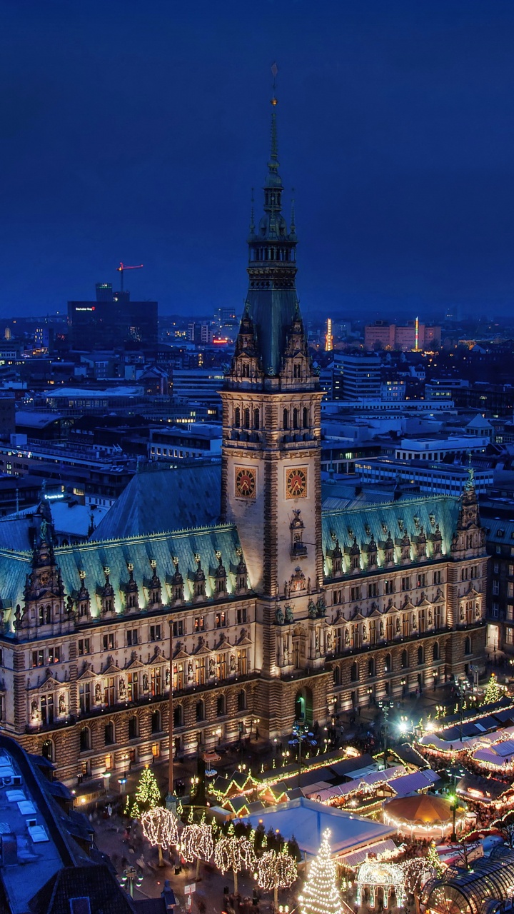 汉堡, 城市景观, 城市, 里程碑, 大都会 壁纸 720x1280 允许