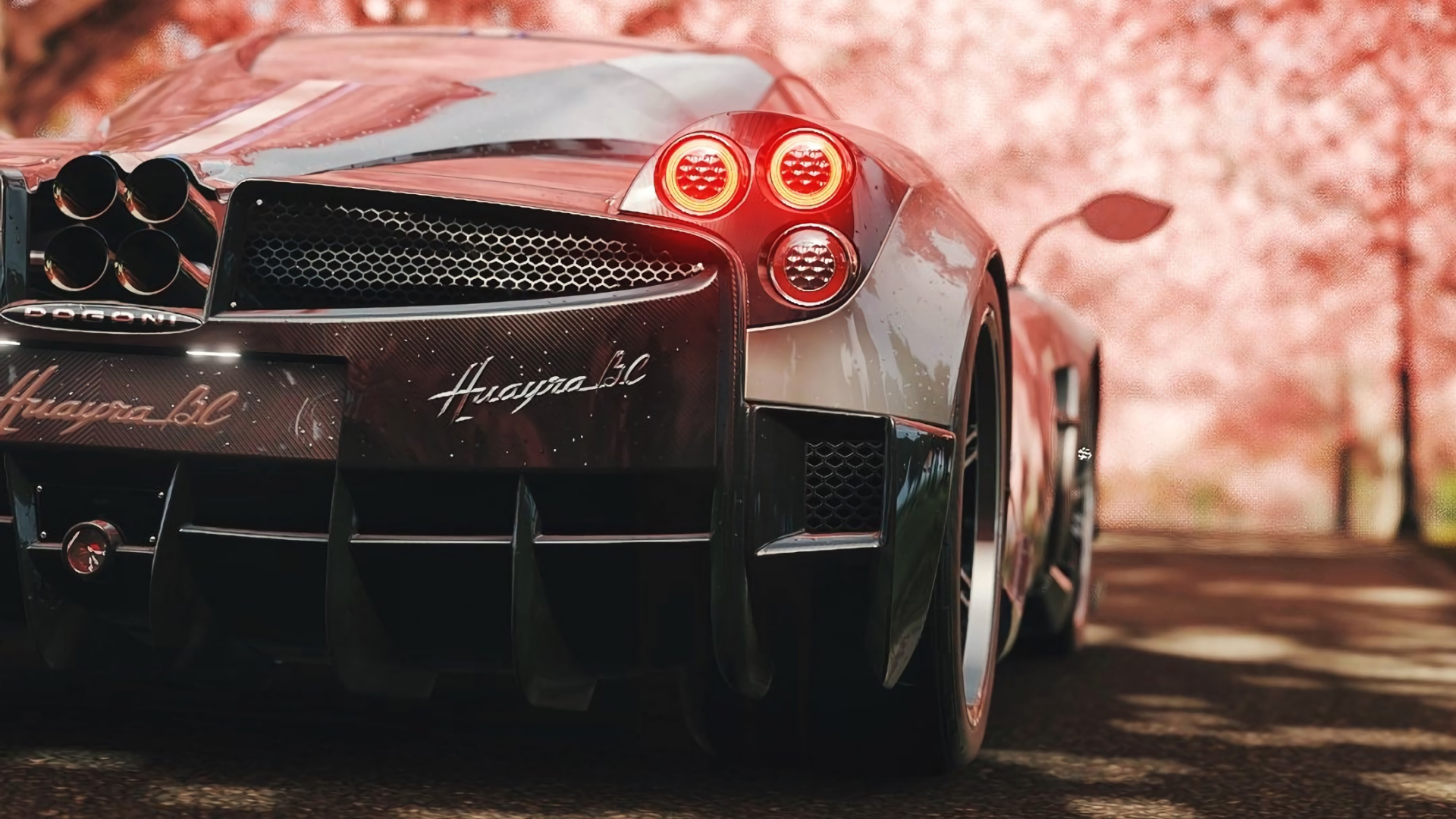 Black Porsche 911 Parked on Road. Wallpaper in 1920x1080 Resolution