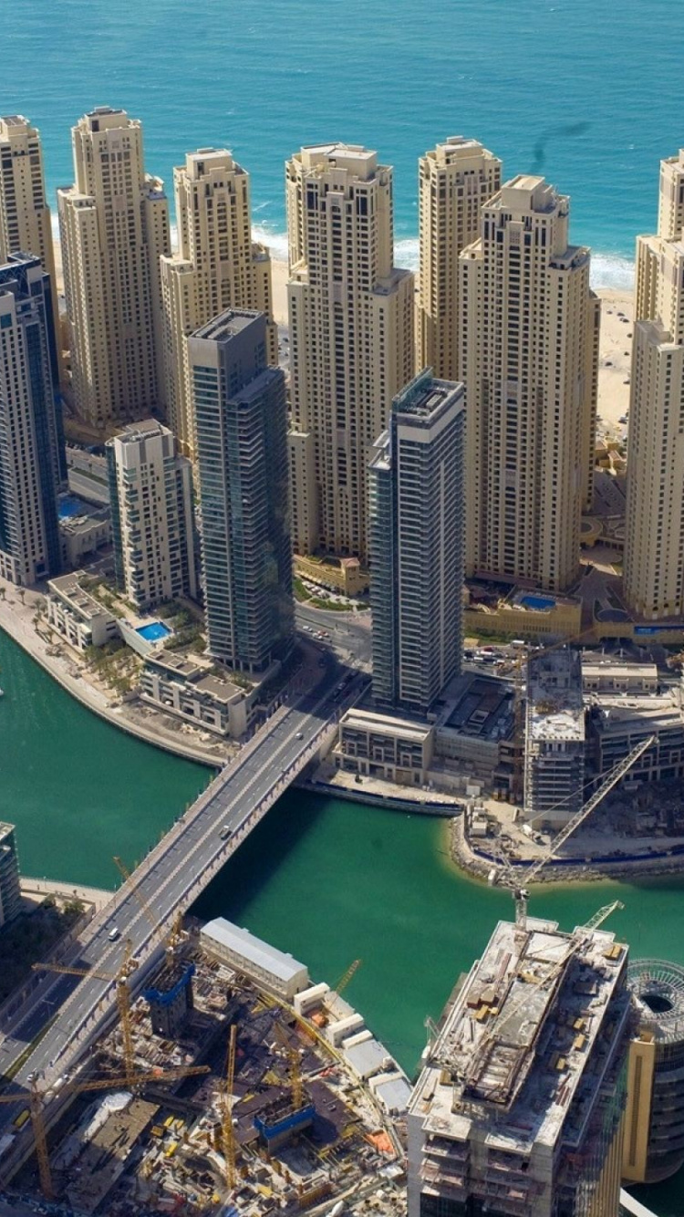 Aerial View of City Buildings During Daytime. Wallpaper in 750x1334 Resolution