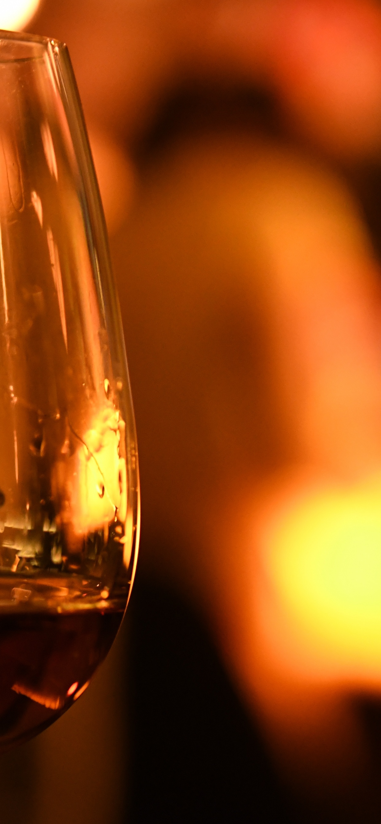 Clear Wine Glass With Red Wine. Wallpaper in 1242x2688 Resolution