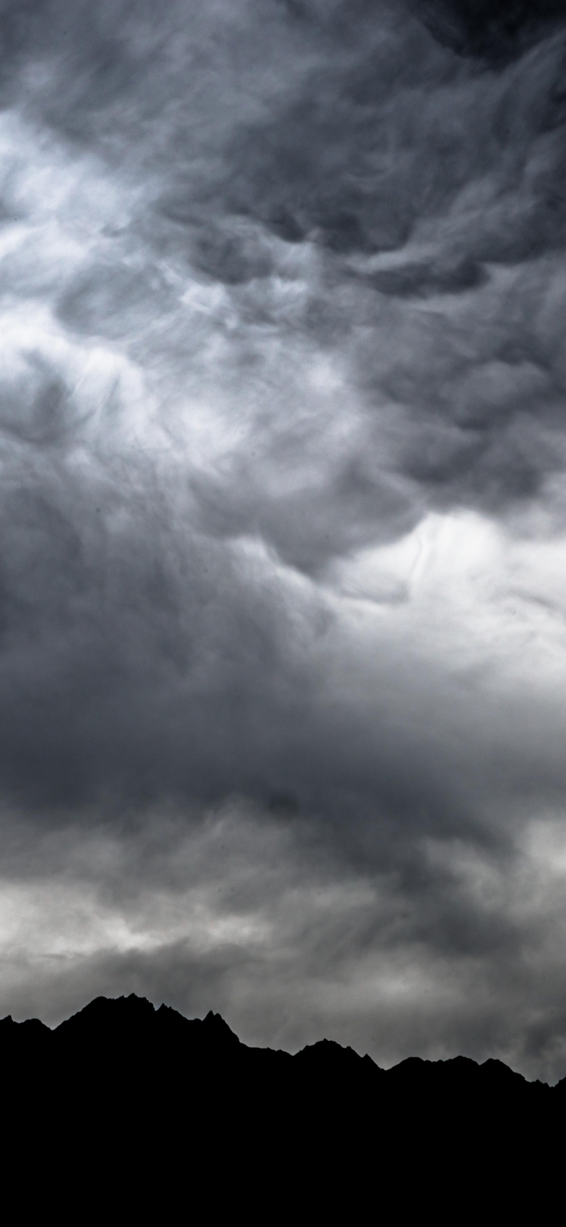 Sturm, Donner, Wei, Natur, Atmosphäre. Wallpaper in 1125x2436 Resolution