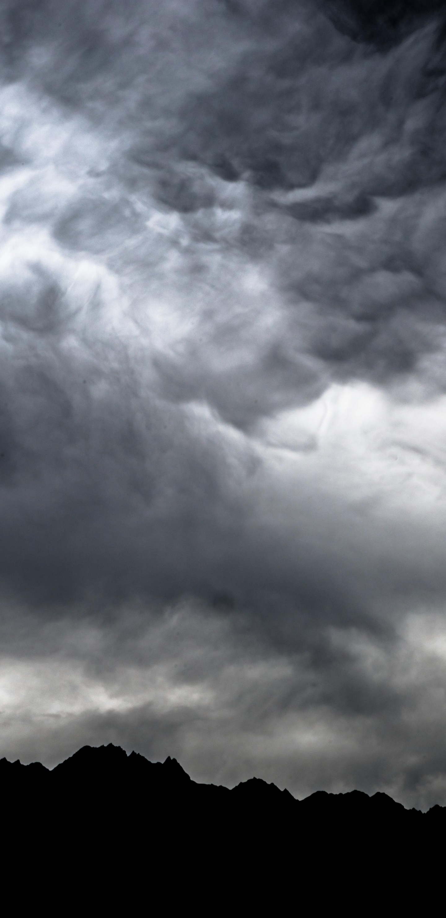 Sturm, Donner, Wei, Natur, Atmosphäre. Wallpaper in 1440x2960 Resolution