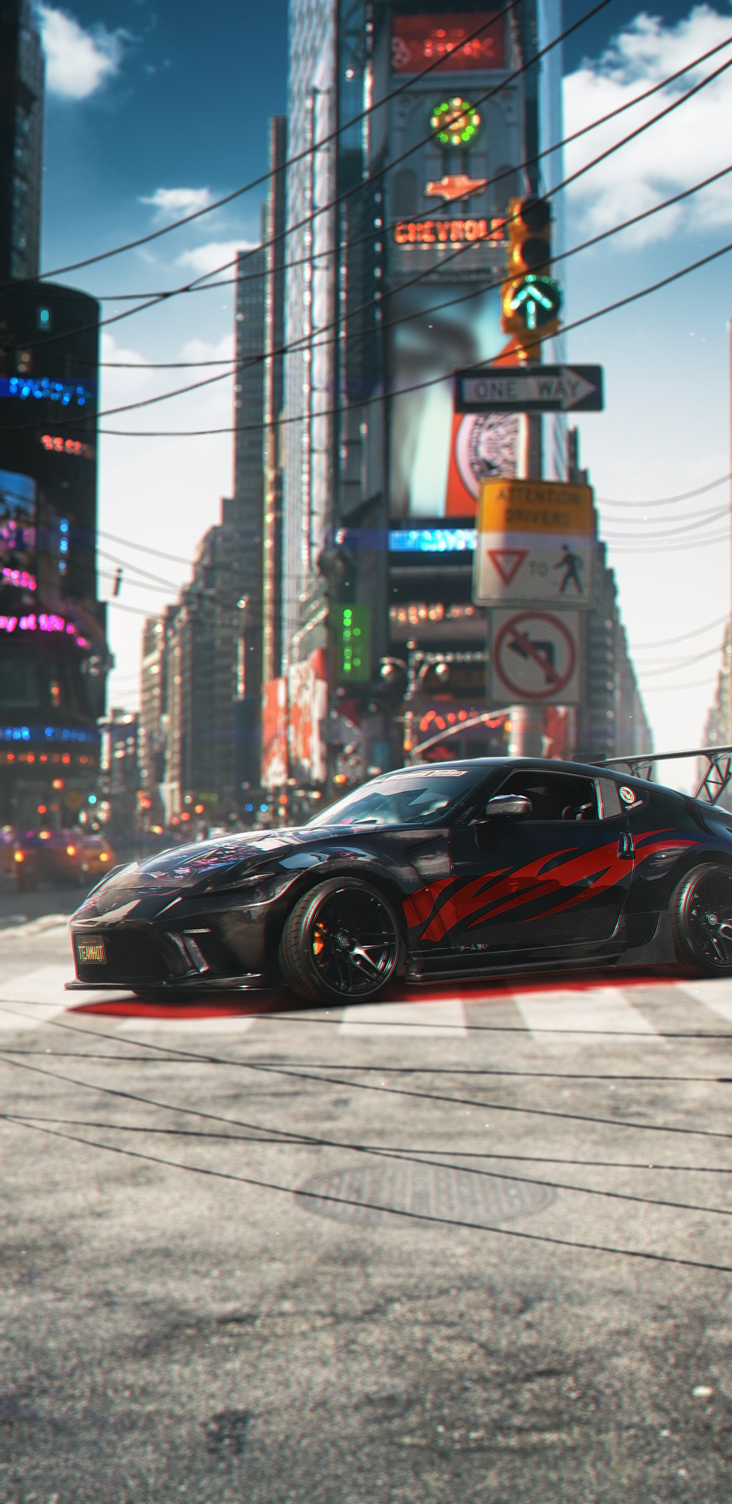 Sports Car, Cars, Nissan, Wheel, Tire. Wallpaper in 1440x2960 Resolution