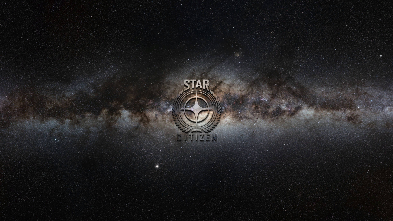 Black and White Starry Night. Wallpaper in 1366x768 Resolution