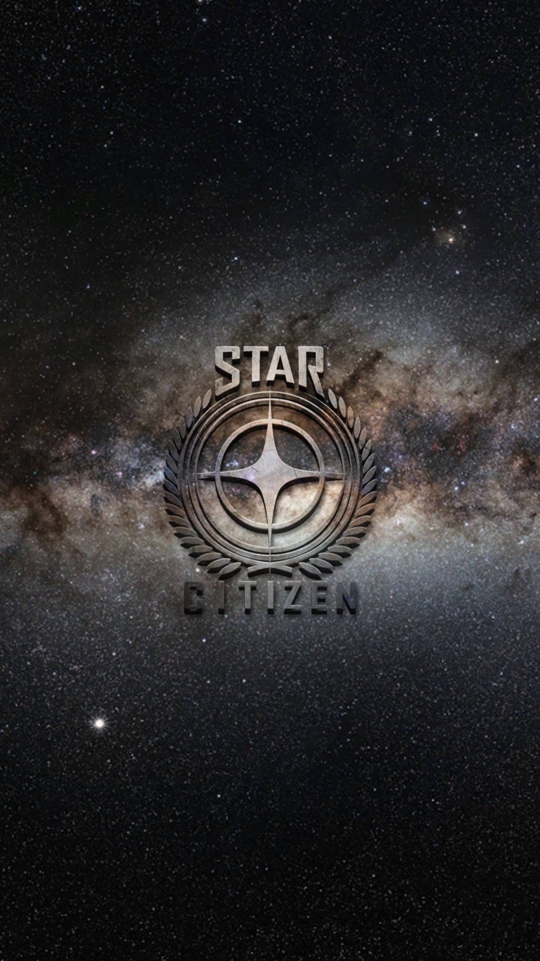 Noche Estrellada en Blanco y Negro. Wallpaper in 1080x1920 Resolution