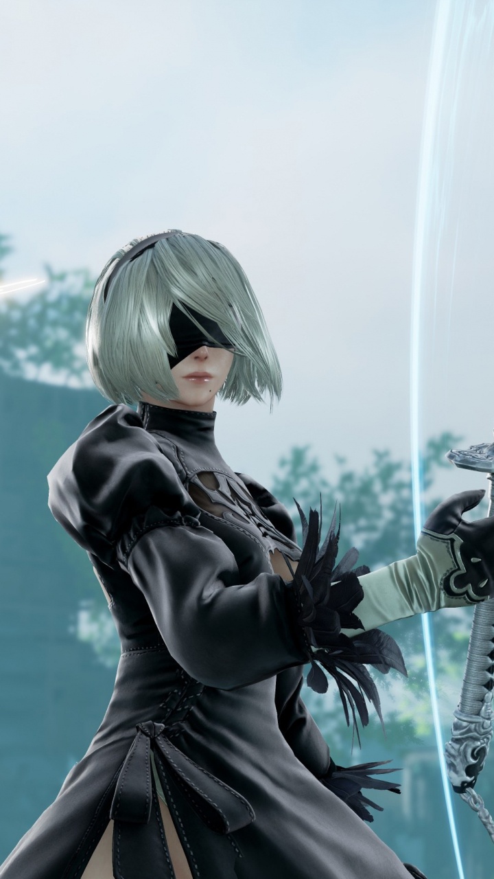 Nier-Automaten, The Witcher 3 Wild Hunt, Seelenkaliber 6, Pc-Spiel, Games. Wallpaper in 720x1280 Resolution