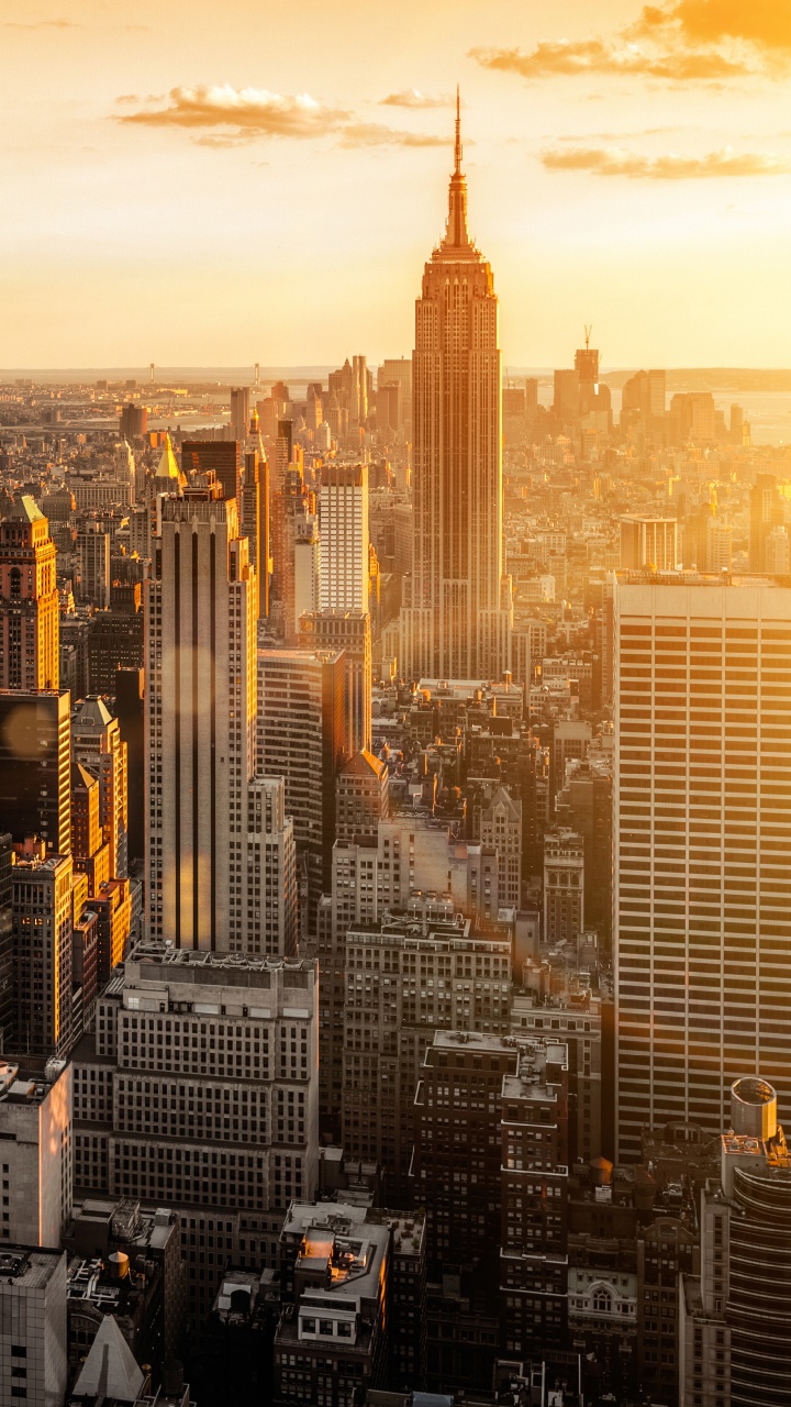 Aerial View of City Buildings During Daytime. Wallpaper in 720x1280 Resolution