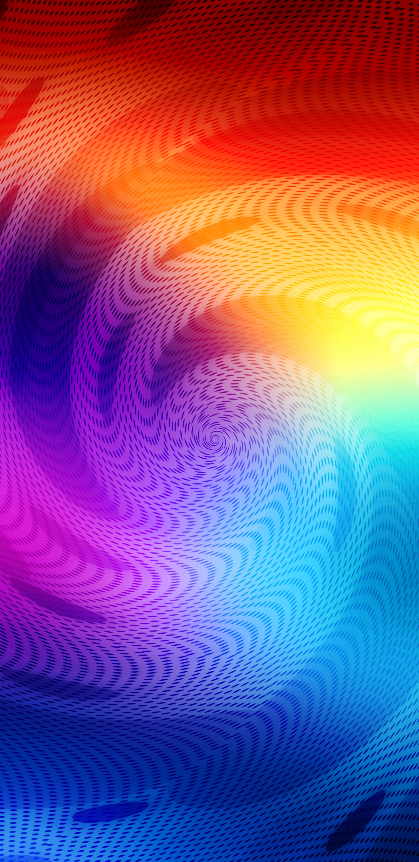 橙色, 分形技术, 色彩, 紫色的, 紫罗兰色 壁纸 1440x2960 允许