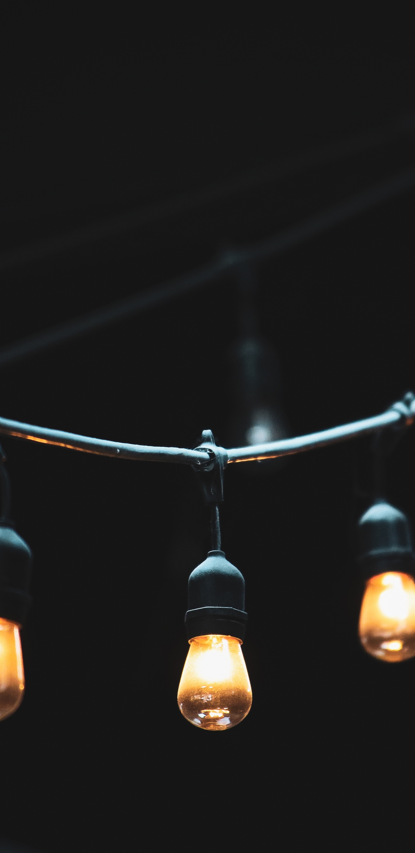 Bombilla de Luz Negra y Marrón. Wallpaper in 1440x2960 Resolution