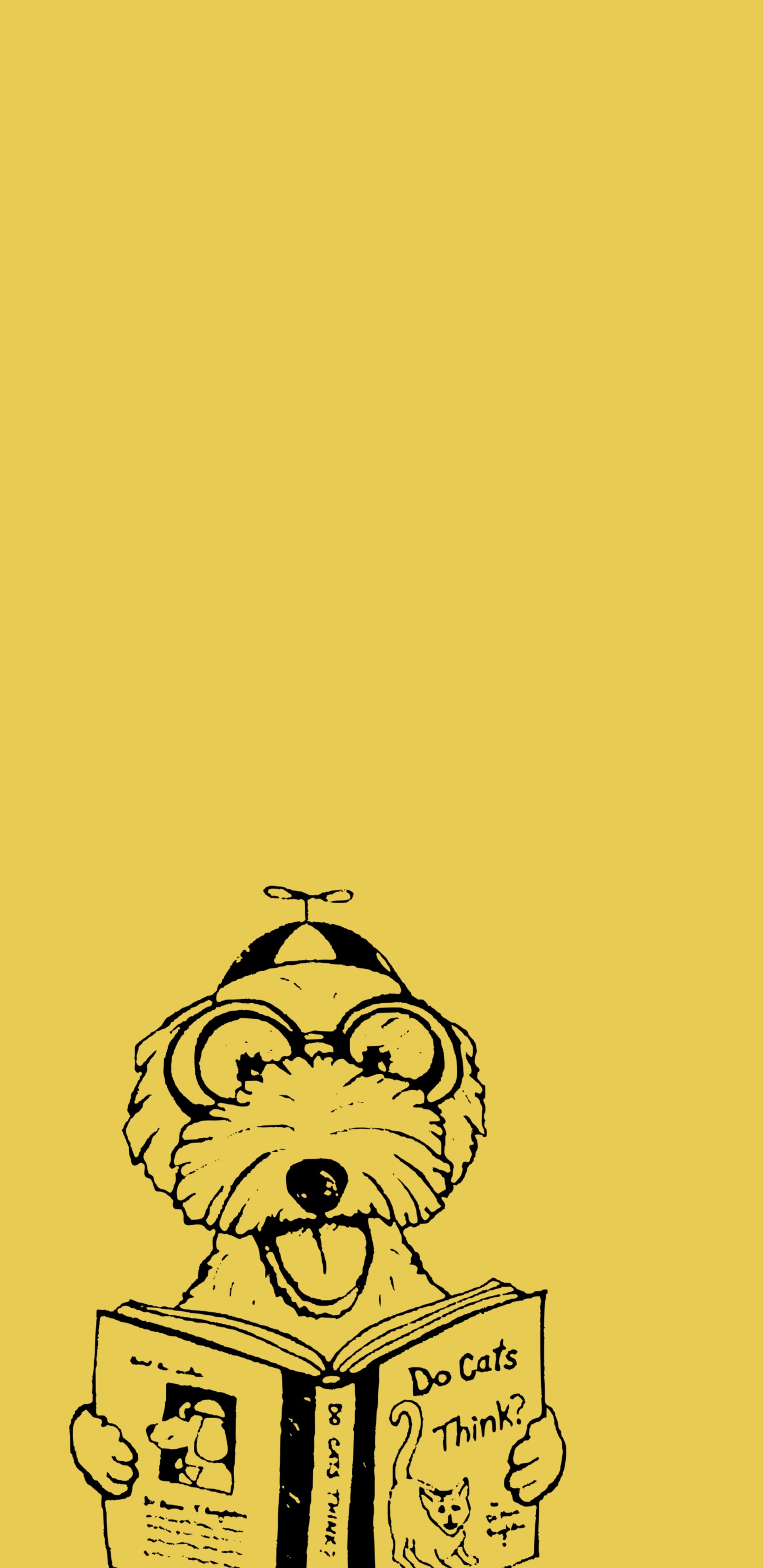 Gelbe Und Schwarze Sonne Abbildung. Wallpaper in 1440x2960 Resolution