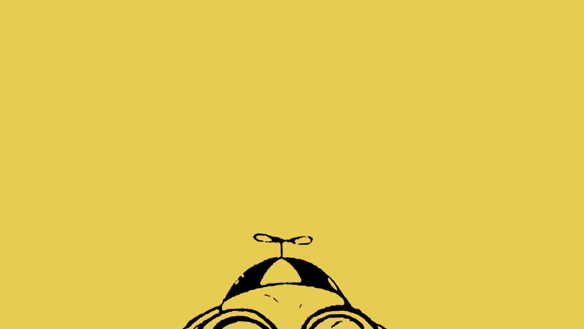 Illustration du Soleil Jaune et Noir. Wallpaper in 1920x1080 Resolution